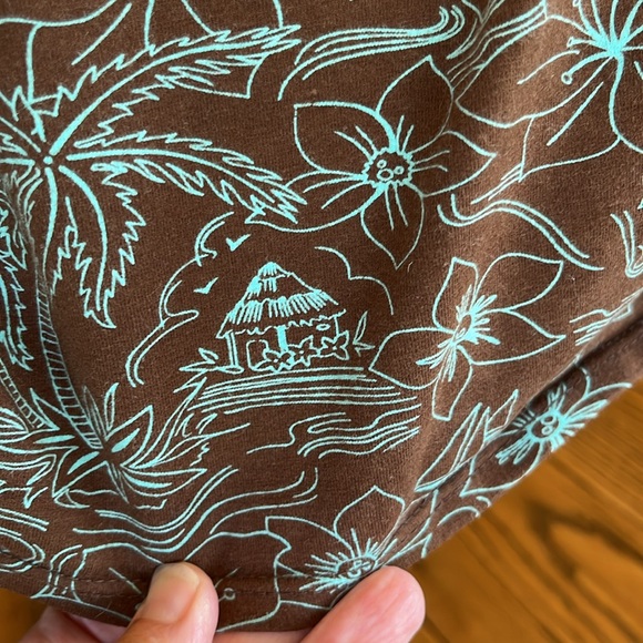 Baby Tee Tropical Tank Coffee Bean Brown - Picture 3 of 11